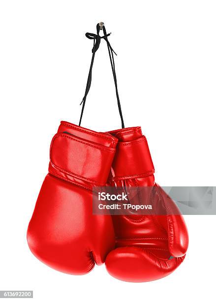 Hanging Boxing Gloves Stock Photo - Download Image Now - Boxing Glove, Boxing - Sport, Hanging