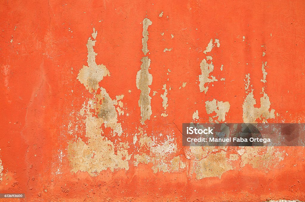 wall red closeup of red wall texture grunge Paint Stock Photo