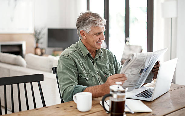 istock Having a great start to his morning 613695936