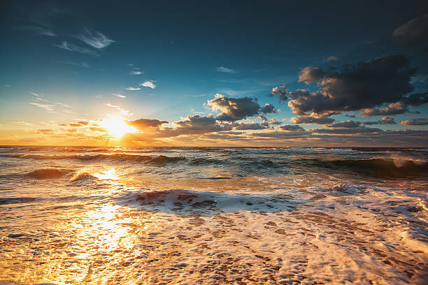 istock Beautiful cloudscape over the sea 613695960