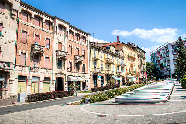 istock Main street in Acqui Terme, Italy 613696046