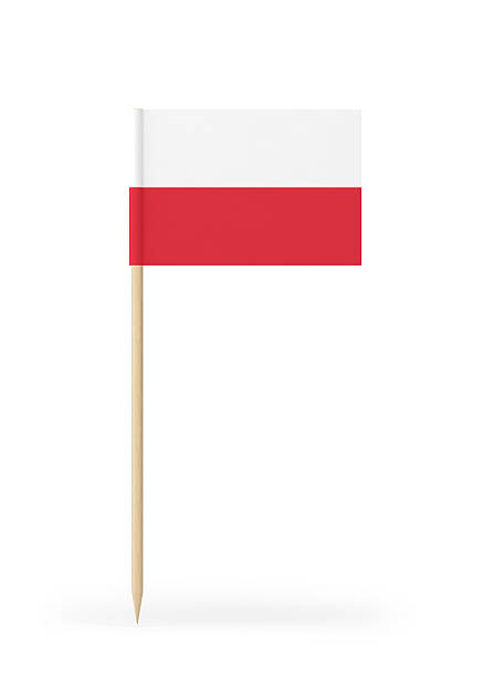 istock Small Flag of Poland on a Toothpick 613697416