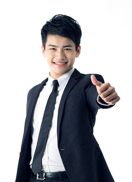 istock Businessman thumb up 613697524