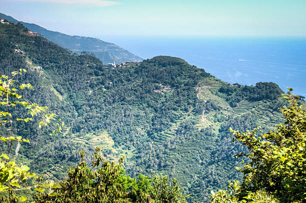 istock Coastal view in Liguria, Italy 613748528