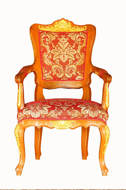 istock Vintage Chair isolated on white background 613748656