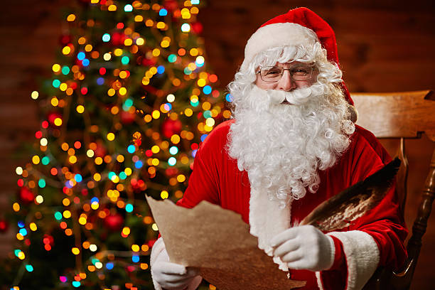 istock Santa with wishes 613748878