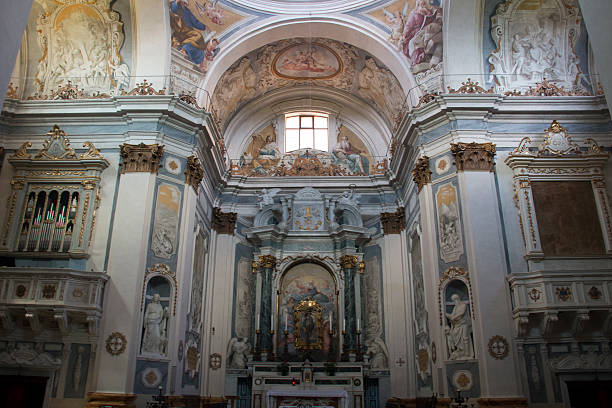 istock Inside the cathedral in San Miniato, Italy 613752156