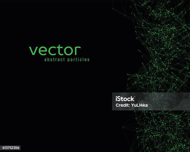 Vector Abstract Particles Stock Illustration - Download Image Now ...