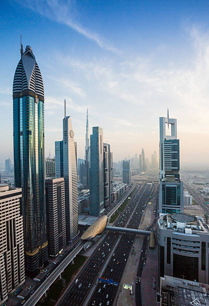 istock Modern buildings in Dubai s cityscape. 613752712