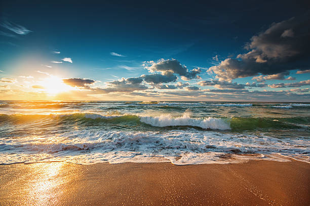 istock Beautiful cloudscape over the sea 613753850