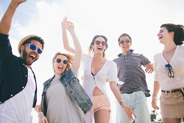 istock Feeling free and independent dancing at the beach 613755168