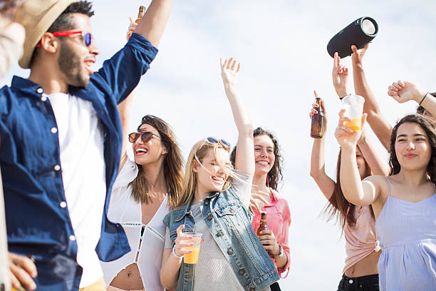 istock Feeling free and independent dancing at the beach 613755280