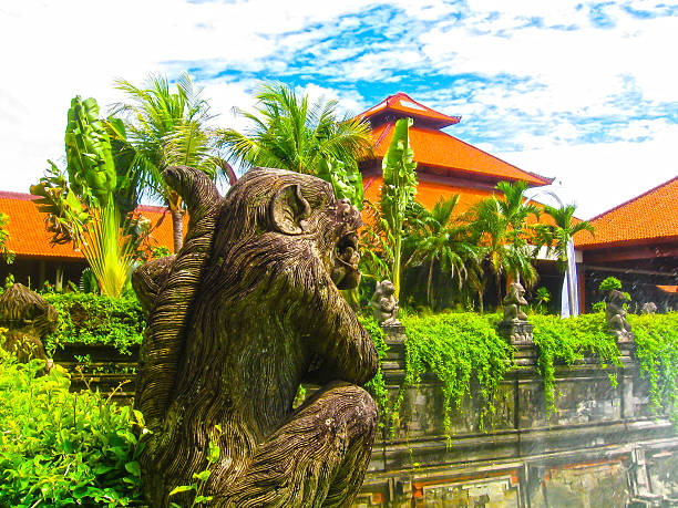Bali, Indonesia - January 02, 2009: The main entrance in Ayodya Resort Bali at Nusa Dua, Bali, Indonesia
