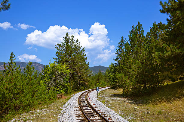 Journey in Sarganska Osmica (Shargan eight) - Serbia - travel background