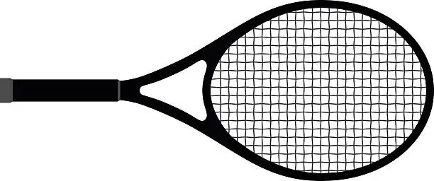 Vector illustration of Tennis Racket