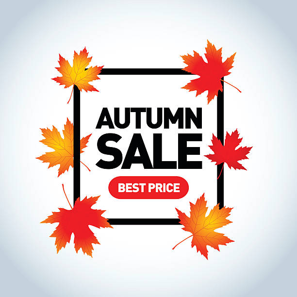 istock Autumn seasonal sale banner design 613759908