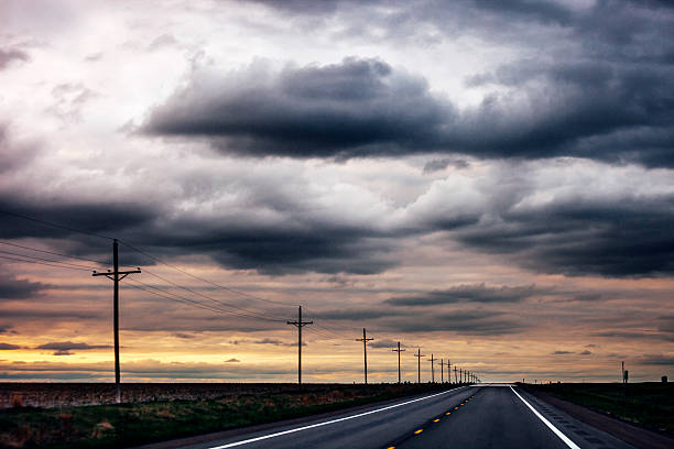 On the road in Kansas.