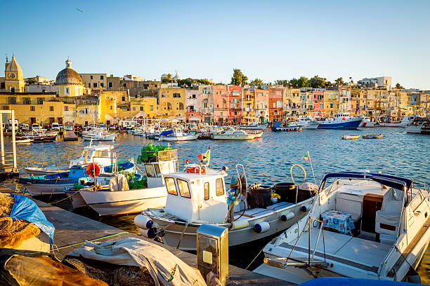 istock Port on Procida Island, Italy 613762452