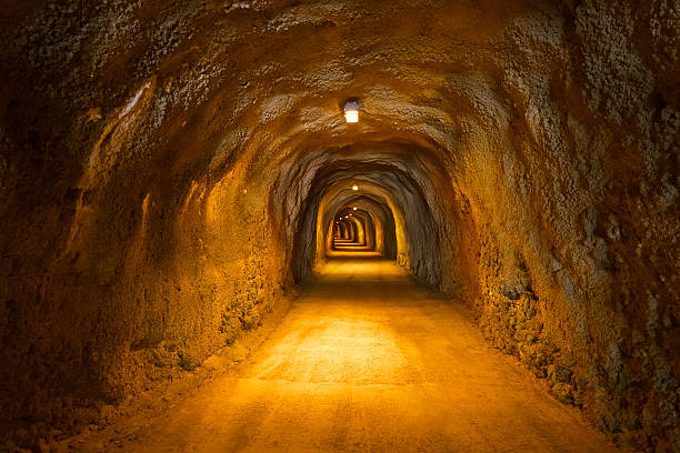 istock Tunnel in Resort Rafailovici - Montenegro 613763268