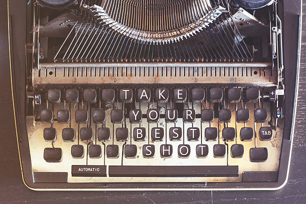 istock Take Your Best Shot motivational message 613767060