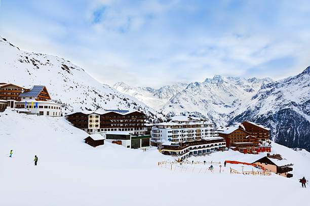 istock Mountains ski resort Solden Austria 613769084
