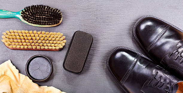 istock men's shoes with care accessories 613769158