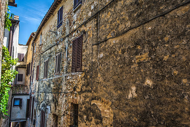 istock narrow backstreet in Tuscany 613769220