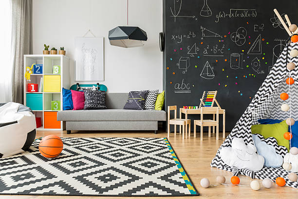 istock Child room ideal to sleep and play 613769276