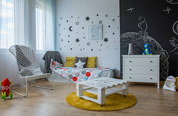 istock Bring stars into a child room 613770758