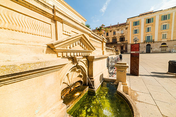 istock small fountain in Piazza d'Italia 613772274