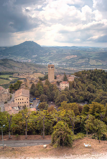 istock San Leo hills panorama (Emilia Romagna). Color image 613775670