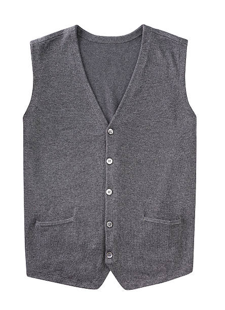 men sweater isolated on white with clipping path.