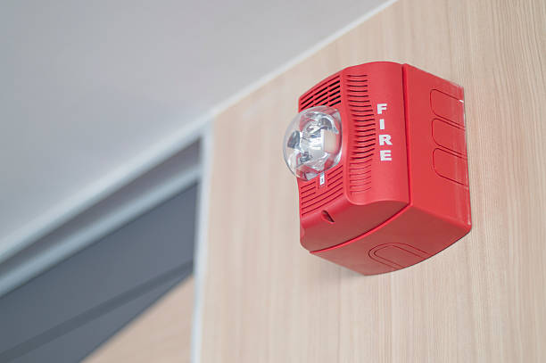 Fire alarm notification appliance Fire alarm notification appliance fire alarm photos stock pictures, royalty-free photos & images