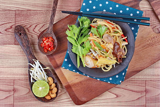 istock Fried sour sweet  Chinese noodle . 613779208
