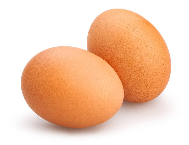 uova  - two eggs foto e immagini stock