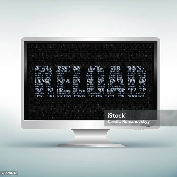 Code Advisor Monitor Code Monitor Code Reload Stock Illustration - Download Image Now - Binary ...