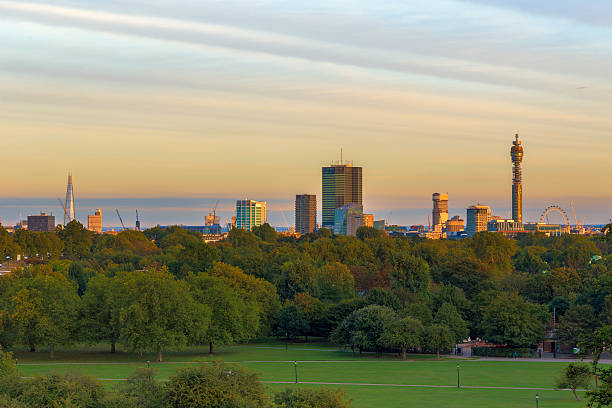 Panoramic View of London Cityscape