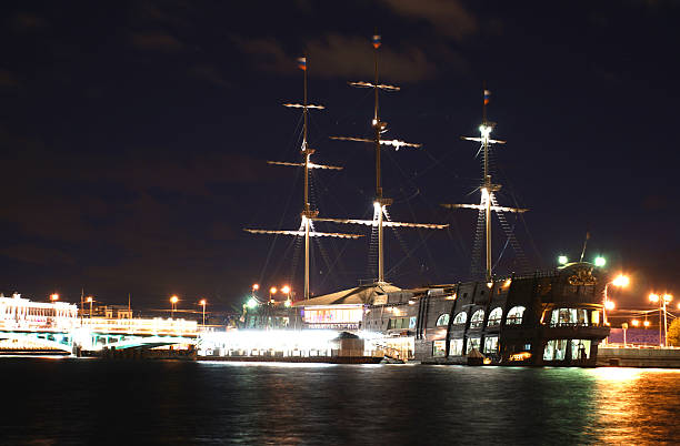 istock Ship on the Neva. St. Petersburg. 613790530