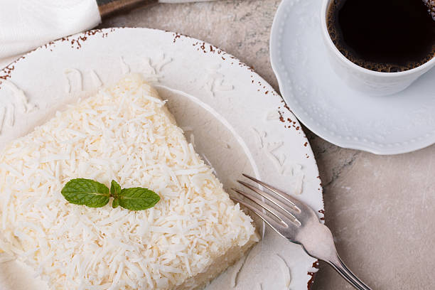 istock Brazilian traditional dessert: sweet couscous (tapioca) pudding 613791762