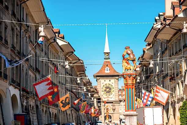 istock Street view in Bern city 613793244