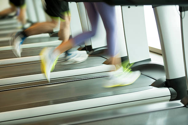 istock Women running on treadmill 613793862