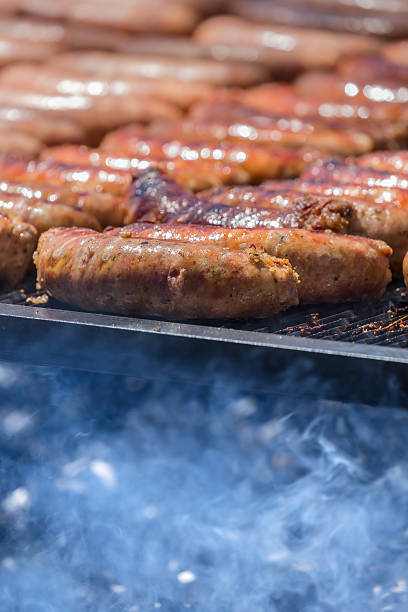 istock Argentinean asado BBQ with typical sausages chorizo 613794060