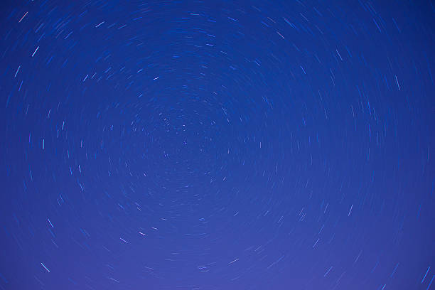 istock The starry sky and the mist over the land 613795330