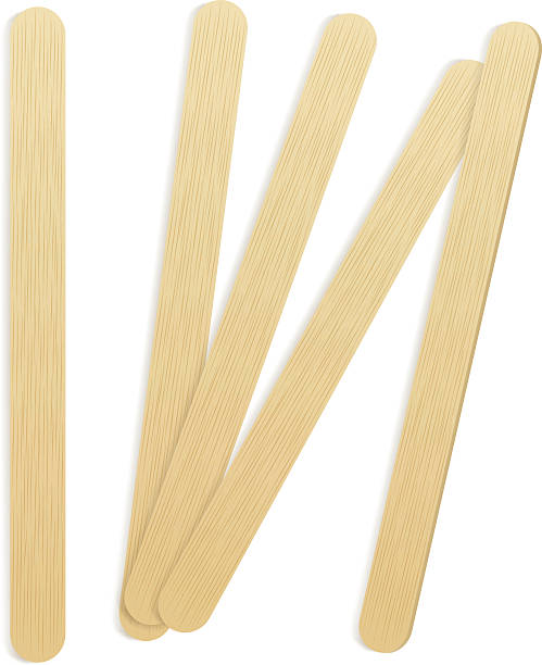 Illustration of a wooden sticks Illustration of a wooden sticks. Ideal for catalogs, informational and institutional material popsicle stick stock illustrations