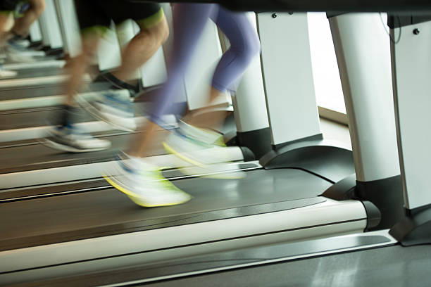 istock Women running on treadmill 613871350