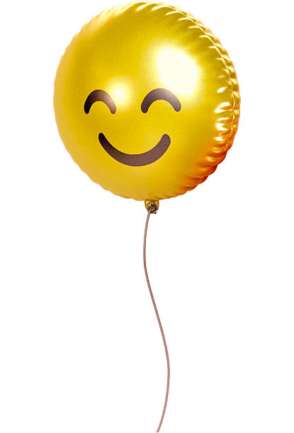 istock Yellow Balloon smile 613873926