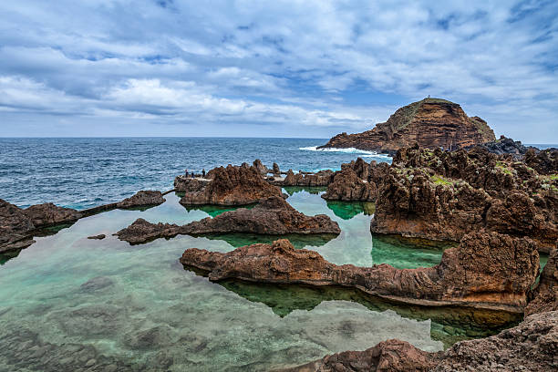 istock Porto Moniz. Madeira. Natural volcanic pools. 613877064