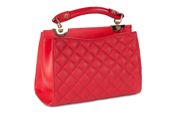 istock Women's handbag on a white background 613878506