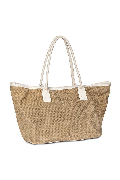 istock Women's handbag on a white background 613879386