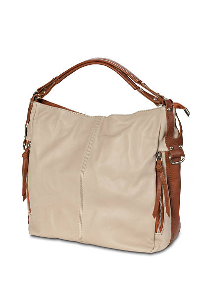 istock Women's handbag on a white background 613879418
